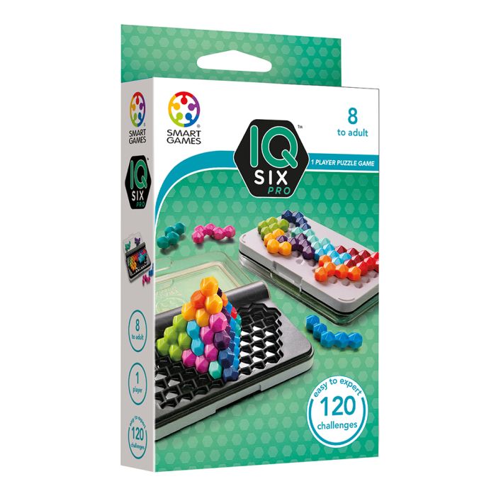  SmartGames IQ Twist, a Travel Game for Kids and Adults, a  Cognitive Skill-Building Brain Game - Brain Teaser for Ages 6 & Up, 120  Challenges in Travel-Friendly Case : Video Games