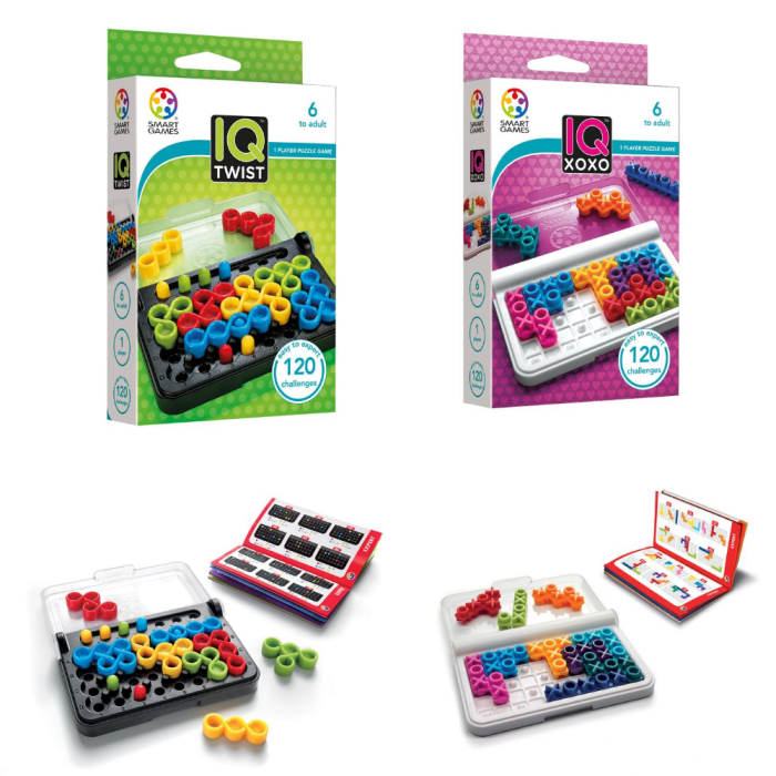  SmartGames IQ Fit - a fun 3D travel game for ages 6-adult  featuring 120 challenges : Toys & Games