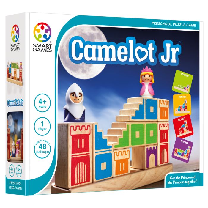 Smart Games | Premium Wood Blocks - Castle Logix